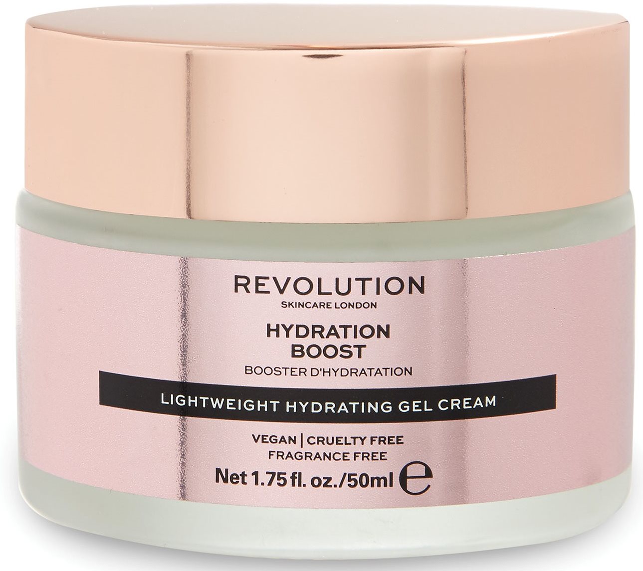 Arcápoló gél REVOLUTION SKINCARE Lightweight Hydrating Gel-Cream 50 ml