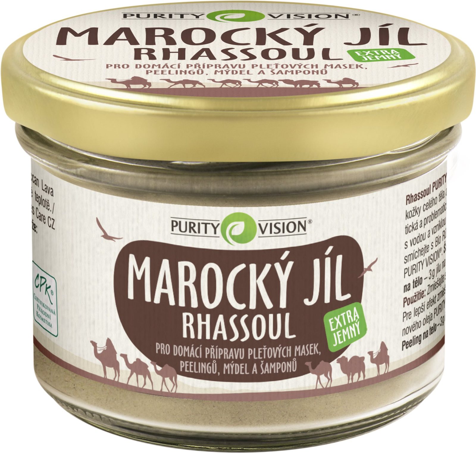 Arcradír PURITY VISION Rhassoul - Marokkói agyag 200 g