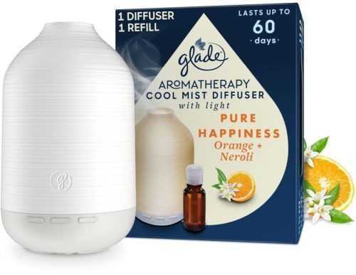 Aroma diffúzor GLADE Aromatherapy Cool Mist Diffuser Pure Happiness 1+17