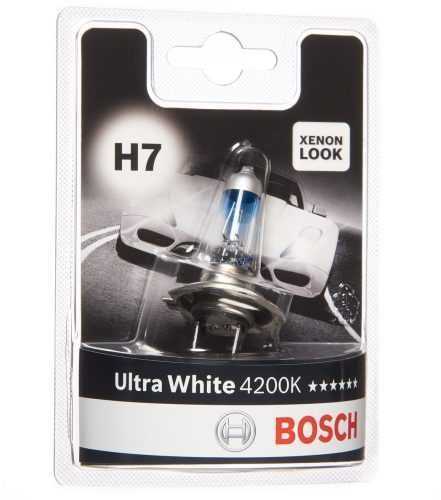 Autóizzó Bosch Ultra White 4200K H7