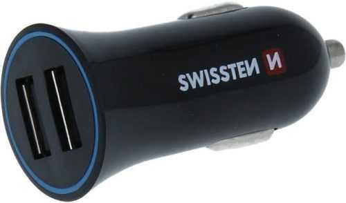 Autós töltő Swissten adapter 2