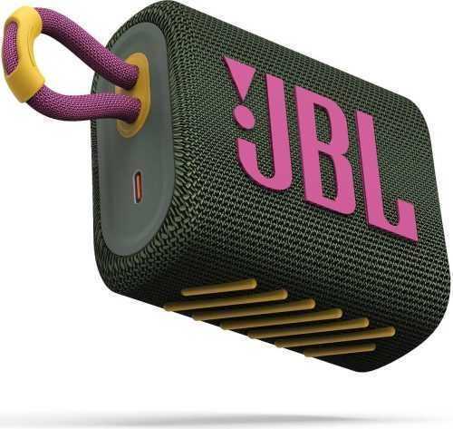 Bluetooth hangszóró JBL GO 3 zöld