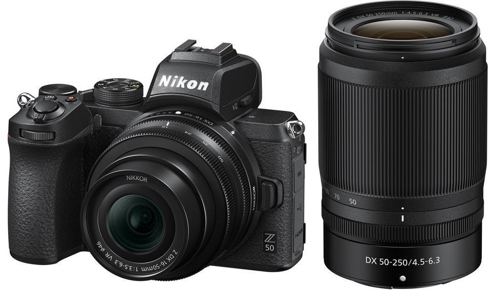Digitális fényképezőgép Nikon Z50 + 16-50mm + 50-250mm