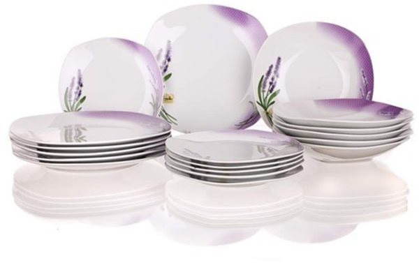 Étkészlet BANQUET étkezőkészlet 18db LAVENDER A02563