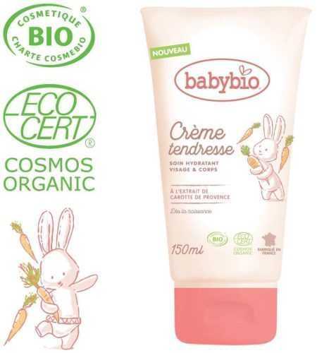 Gyerek testápoló BABYBIO hidratáló BIO krém csecsemőknek 150 ml