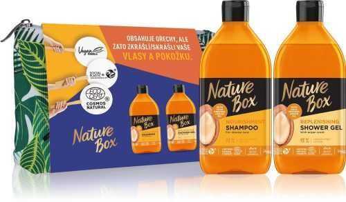 Hajápoló szett NATURE BOX karácsonyi táska Argan