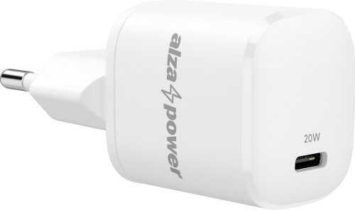 Hálózati adapter AlzaPower G100 mini Fast Charge fehér