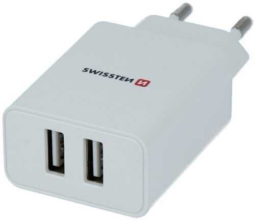 Hálózati adapter Swissten hálózati adapter SMART IC 2.1A + lightning kábel MFi 1