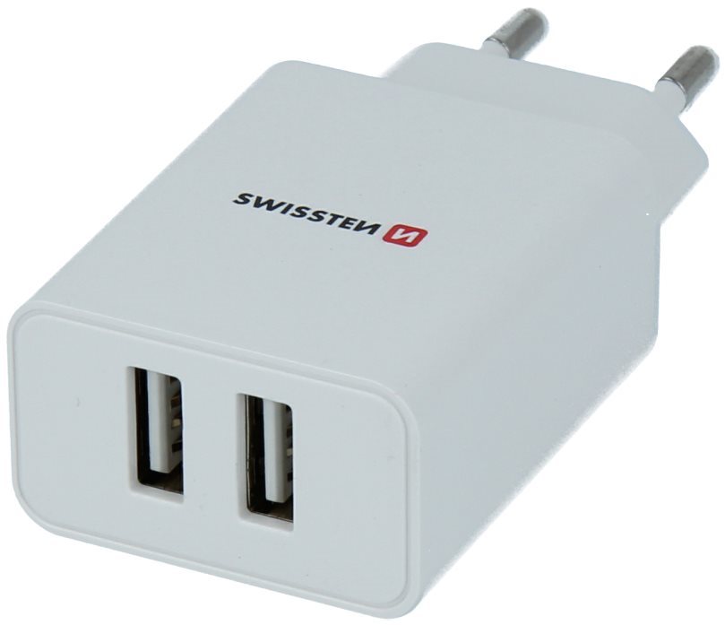 Hálózati adapter Swissten hálózati adapter SMART IC 2.1A + mikro USB kábel 1