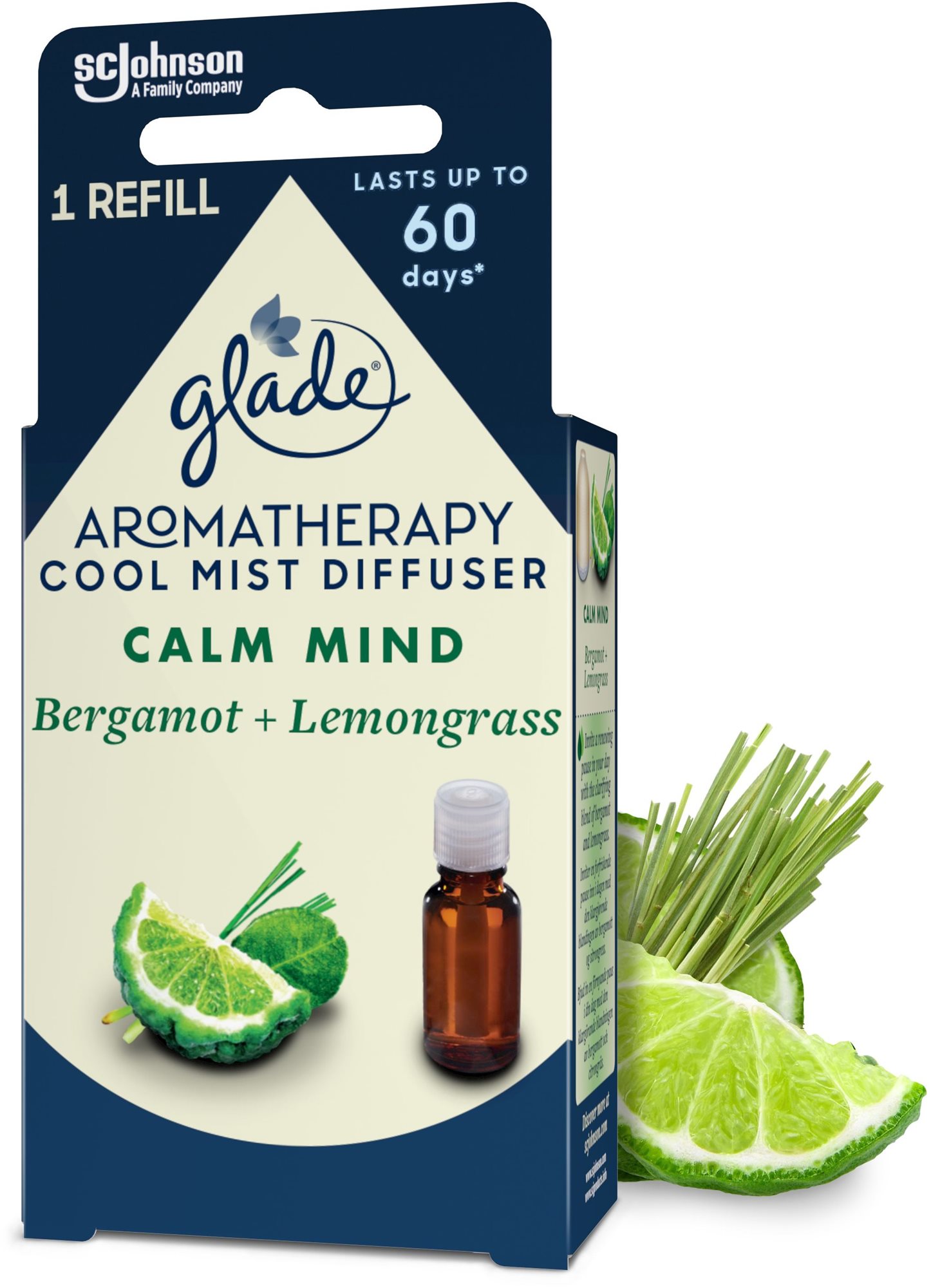 Illóolaj GLADE Aromatherapy Cool Mist Diffuser Calm Mind utántöltő 17