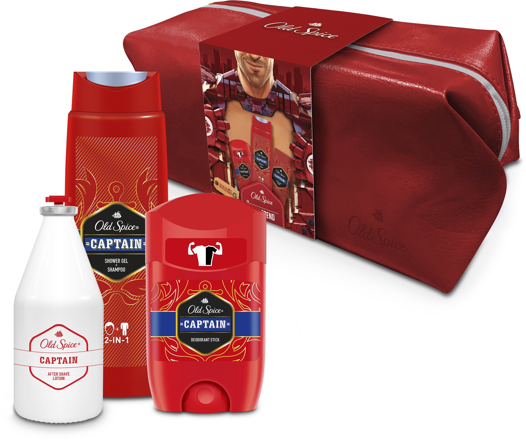 Kozmetikai ajándékcsomag OLD SPICE Captain Travel