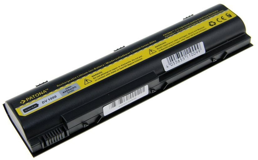 Laptop-akkumulátor PATONA HP Compaq DV1000 4400mAh Li-Ion 10