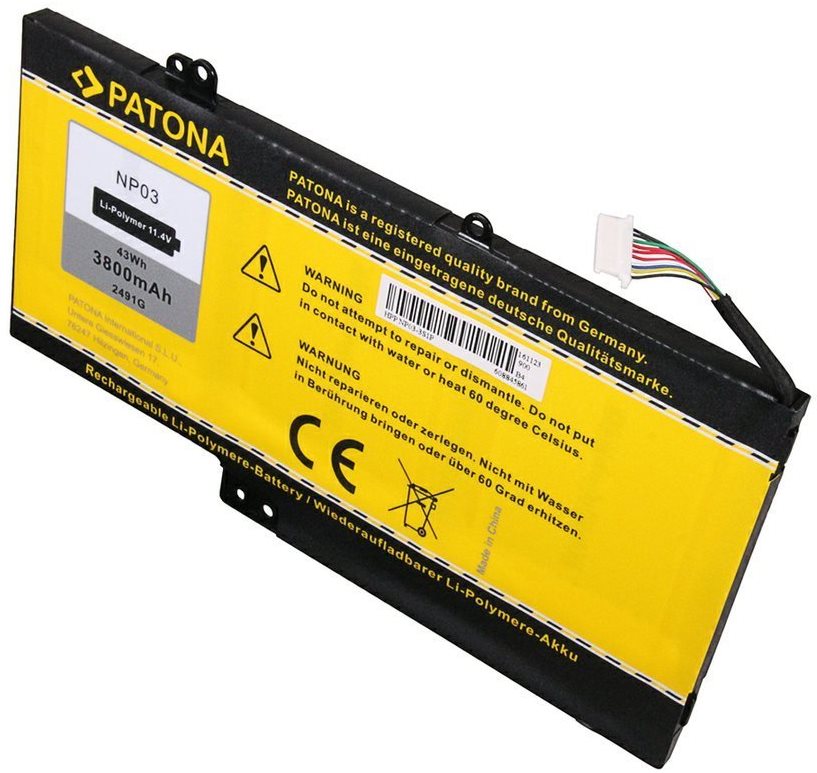 Laptop-akkumulátor PATONA akku HP Pavilion 13 3800mAh Li-Pol 11