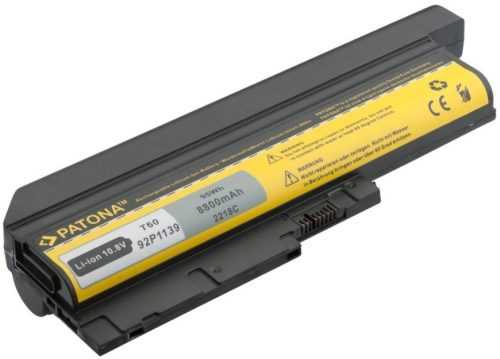 Laptop-akkumulátor Paton NTB IBM Thinkpad T60 / T61 8800mah Li-Ion 10