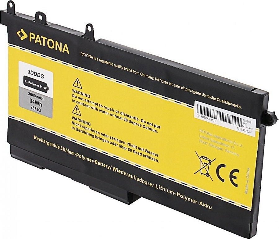 Laptop-akkumulátor Patona a DELL E5480/E5580-hoz 3000 mAh Li-Pol 11