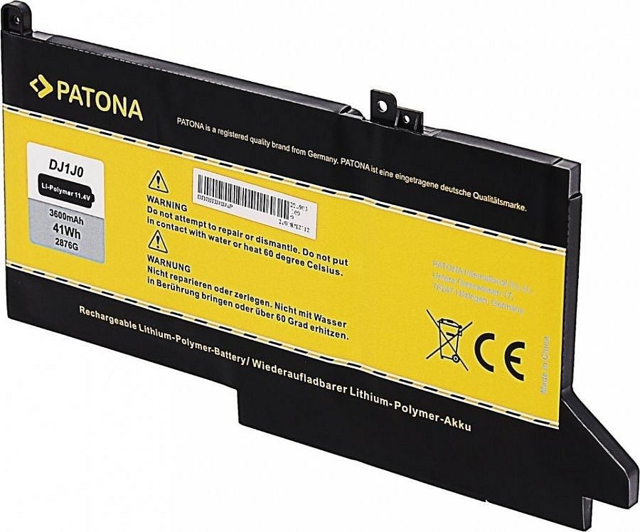 Laptop-akkumulátor Patron a DELL Latitude 12 3600 mAh Li-Pol 11