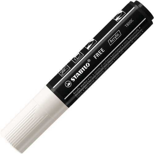 Marker STABILO FREE Acrylic T800C 4 - 10 mm