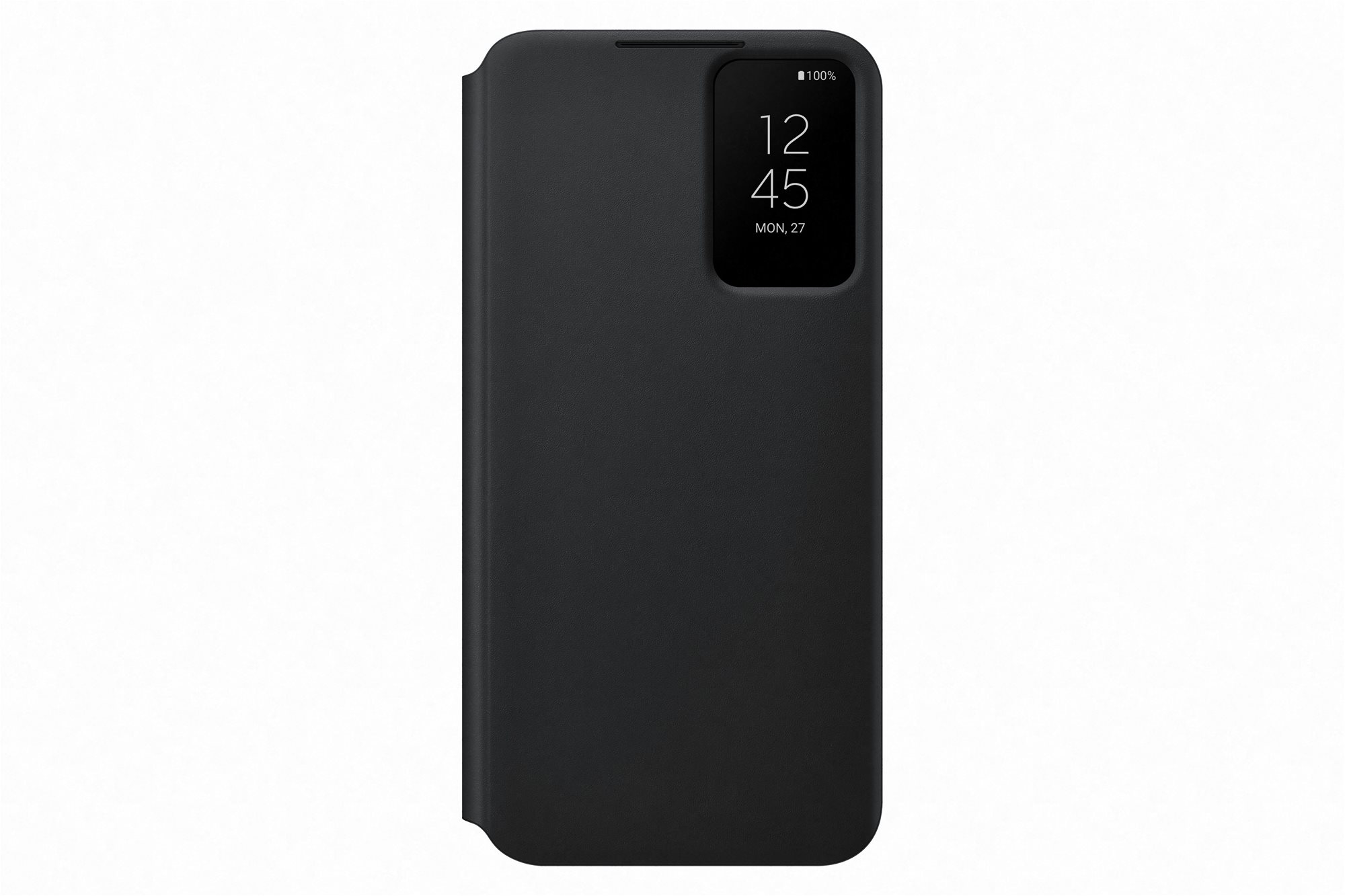 Mobiltelefon tok Samsung Galaxy S22+ fekete Clear View flip tok