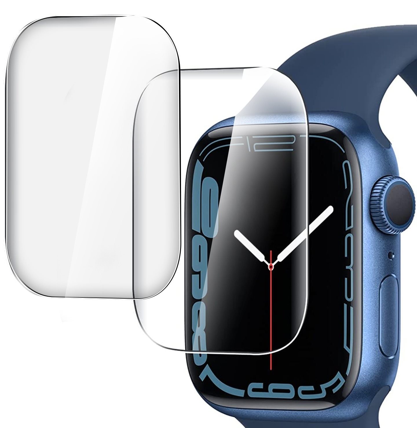 Okosóra tok Ahastyle soft TPU protector az Apple Watch 45MM számára 2db