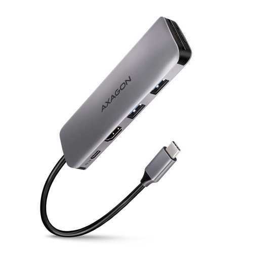 Port replikátor AXAGON HMC-5 SuperSpeed USB-C 3.2 Gen 1 Multiport Hub