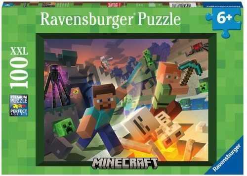 Puzzle Ravensburger Puzzle 133338 Minecraft: Minecraft szörnyek 100 db