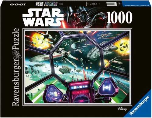 Puzzle Ravensburger Puzzle 169207 Star Wars: TIE Fighter pilótafülke 1000 db