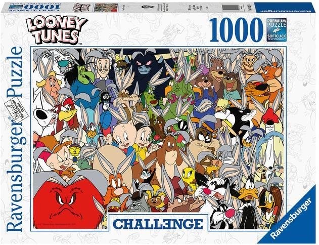 Puzzle Ravensburger Puzzle 169269 Challenge Puzzle: Looney Tunes 1000 db