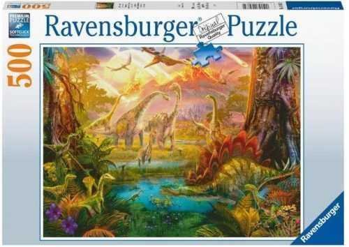 Puzzle Ravensburger Puzzle 169832 Dinoland 500 db