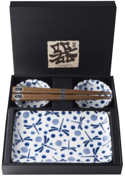 Szett Made In Japan Sushi Szett Blue Dragonfly 6 db