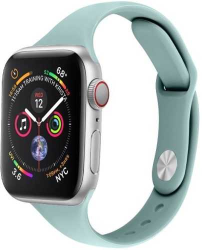 Szíj Eternico Essential Thin az Apple Watch 38mm / 40mm / 41mm vintage turquoise méret M-L