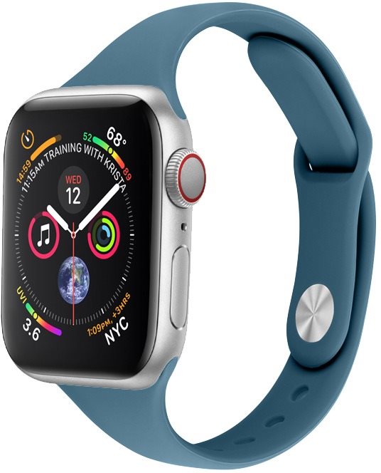 Szíj Eternico Essential Thin az Apple Watch 42mm / 44mm / 45mm cliff blue méret M-L