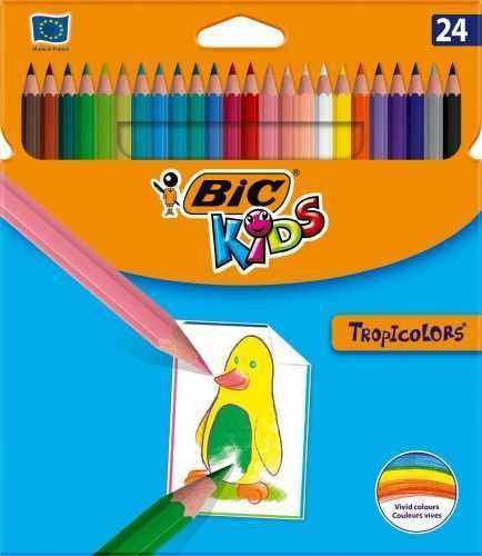 Színes ceruza BIC Tropicolors 24 szín