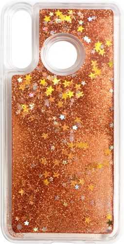 Telefon tok iWill Glitter Liquid Star Huawei P30 Lite Rose Gold tok