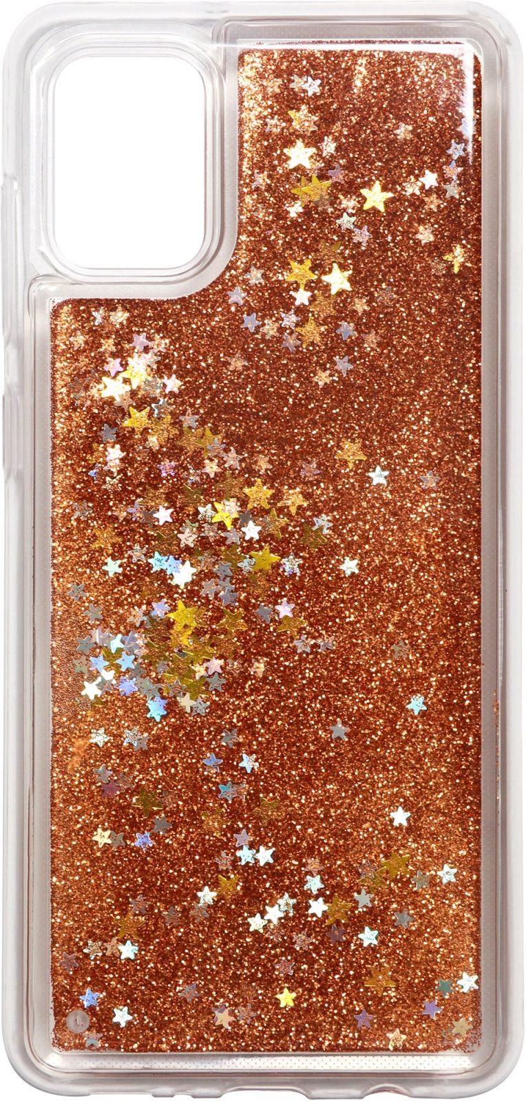 Telefon tok iWill Glitter Liquid Star Samsung Galaxy A31 Rose Gold tok