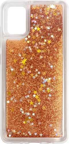 Telefon tok iWill Glitter Liquid Star Samsung Galaxy A51 Rose Gold tok