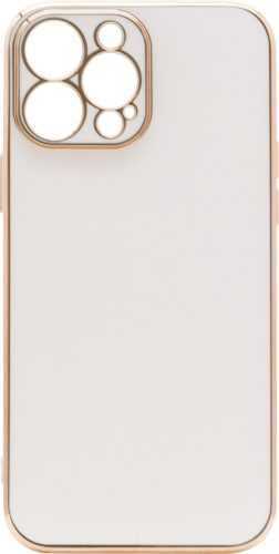 Telefon tok iWill Luxury Electroplating Phone Case az iPhone 13 Pro Max készülékhez White