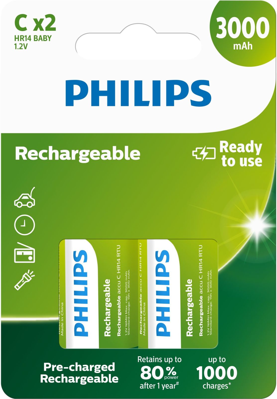 Tölthető elem Philips R14B2A300