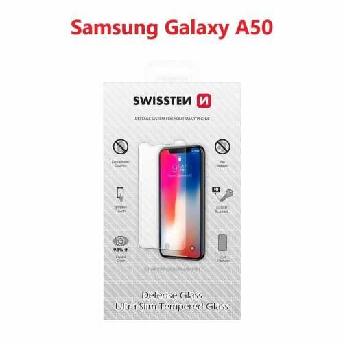 Üvegfólia Swissten a Samsung Galaxy A50 készülékhez - fekete