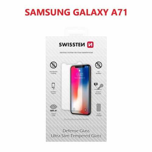 Üvegfólia Swissten a Samsung Galaxy A71 készülékhez - fekete