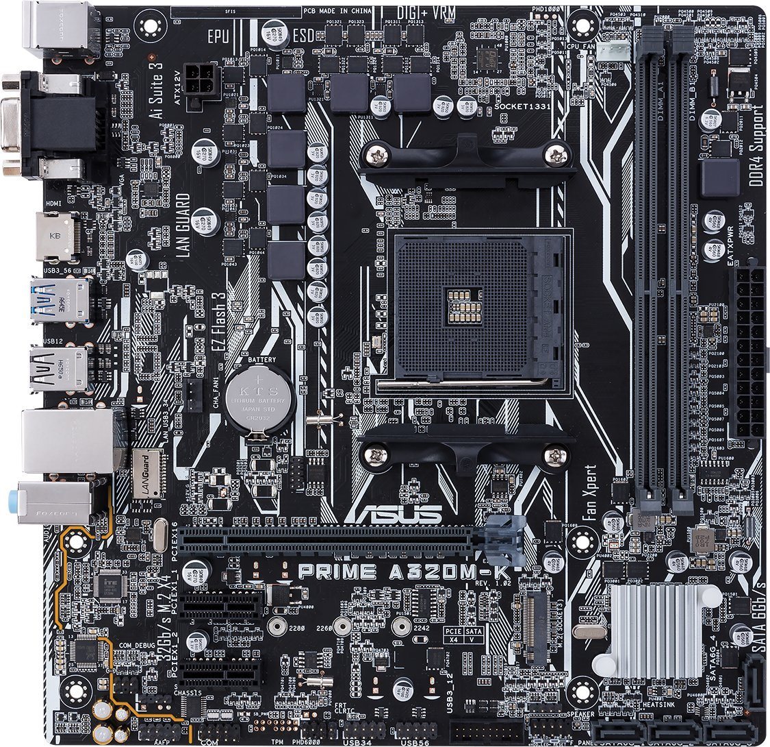 Alaplap ASUS PRIME A320M-K