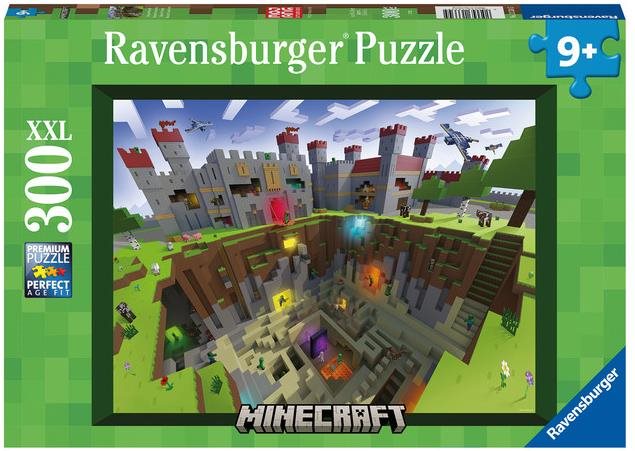 Puzzle Ravensburger Puzzle 133345 Minecraft 300 db