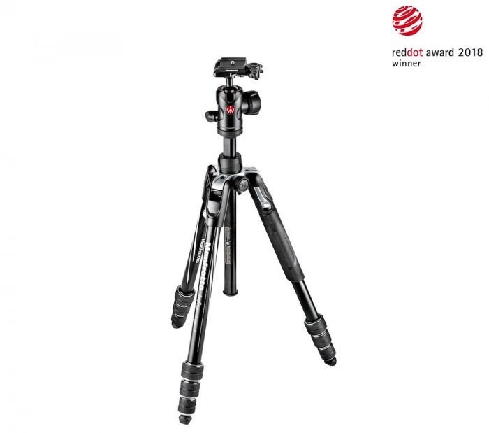 Fényképezőgép állvány Manfrotto BEFREE ADVANCED csavarzár Arca fekete