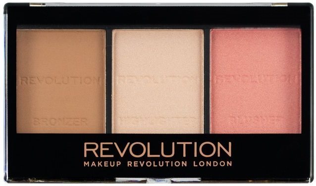 Kontúrozó paletta REVOLUTION Ultra Brightening contour kit Ultra Fair C01