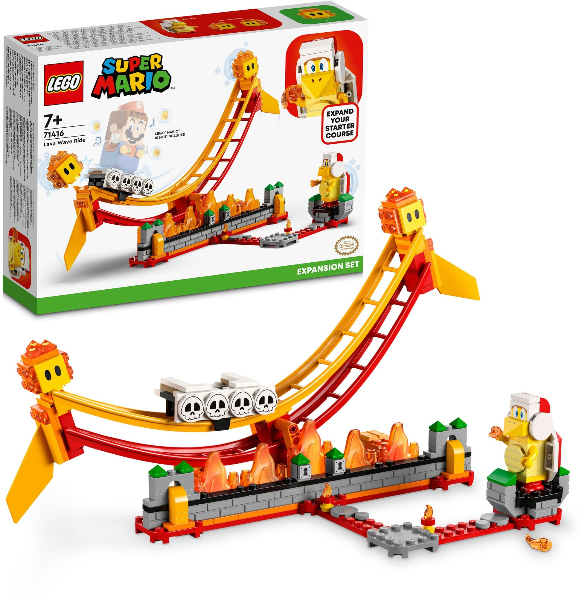 LEGO LEGO® Super Mario™ 71416 Lávahullám-lovaglás kiegészítő szett