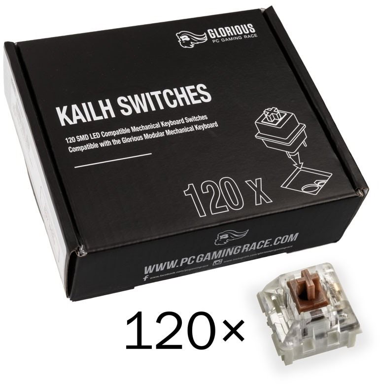 Mechanikus kapcsoló Glorious PC Gaming Race Kailh Speed Bronze Switches 120