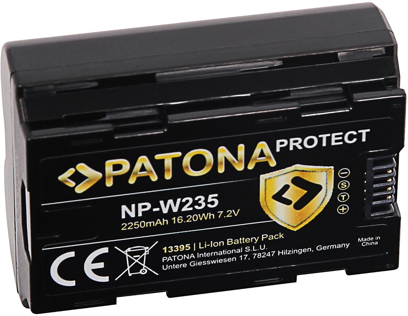 Fényképezőgép akkumulátor PATONA Fuji NP-W235 2250mAh Li-Ion 7