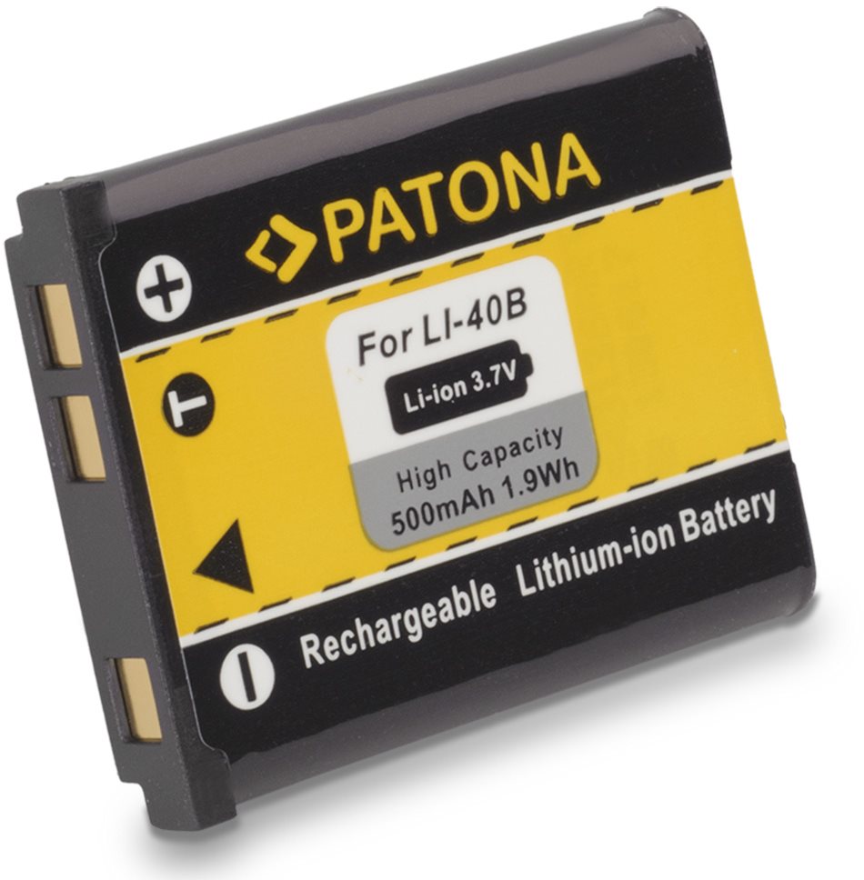 Fényképezőgép akkumulátor PATONA Olympus Li-40B / Li-42B Li-Ion 500mAh