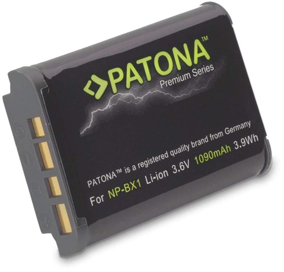 Fényképezőgép akkumulátor PATONA Sony NP-BX1 1090mAh Li-Ion prémiumhoz