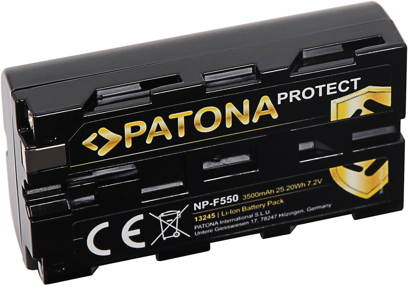 Fényképezőgép akkumulátor PATONA a Sony NP-F550-hoz 3500 mAh Li-Ion 7