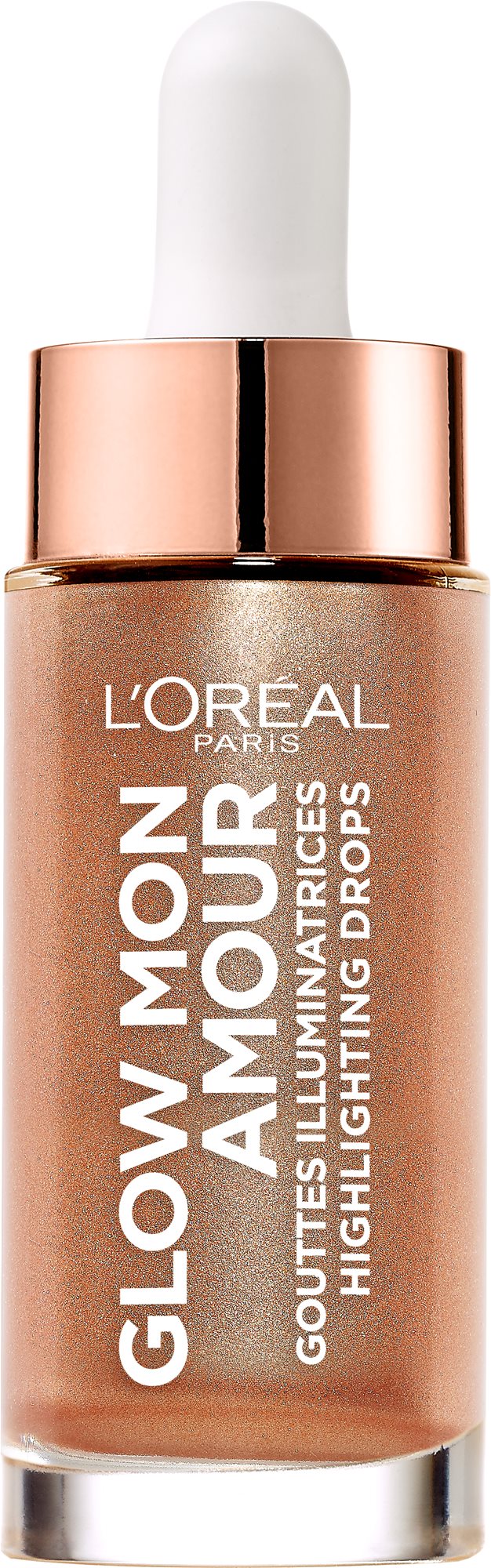 Highlighter ĽORÉAL PARIS Wake Up & Glow Mon Amour Highlighting Drops 02 Bellini 15 ml